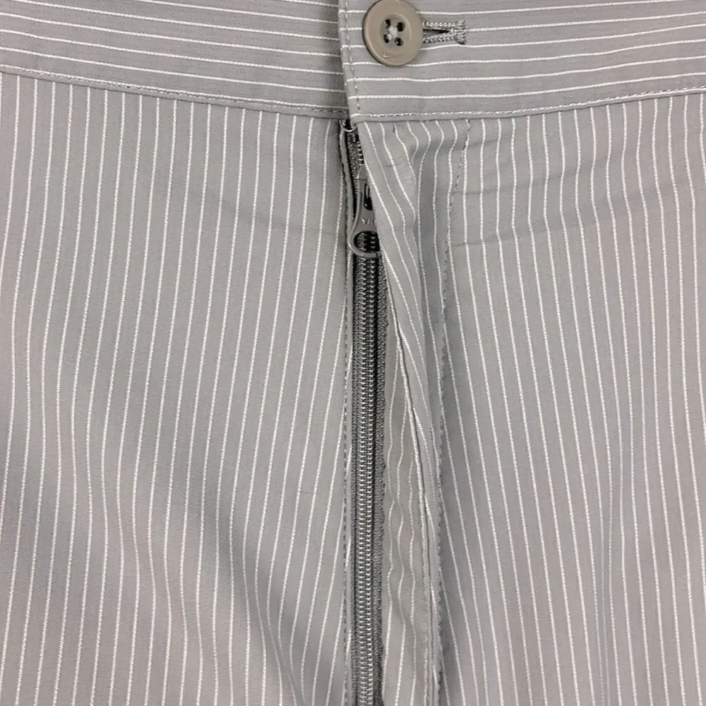 Nike Dri-Fit gray pinstrip chino golf pant